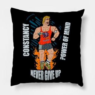 workout never give up Pillow