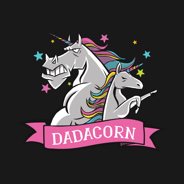 Best unicorn dad ever awesome design by Midoart