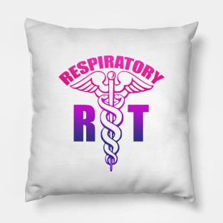 Respiratory Therapist Pink Blue Purple Pillow