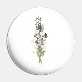 Flower bouquet Pin