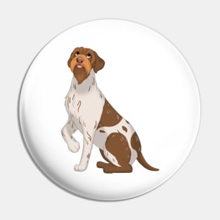 Wirehaired Pointing Griffon Dog Pin