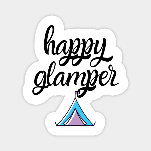 camping logo Magnet by Lindseysdesigns