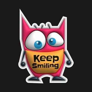 Keep smiling with cute monster T-Shirt