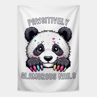 Nail artist Panda Tapestry