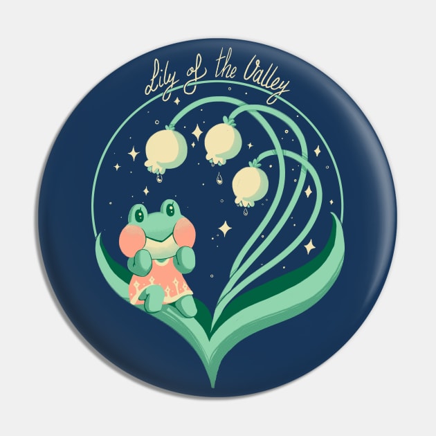 Lily of the Valley Pin by TheTeenosaur