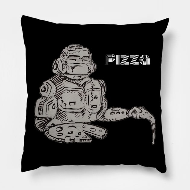 Metalhead Pillow by ArtofJesseCobb