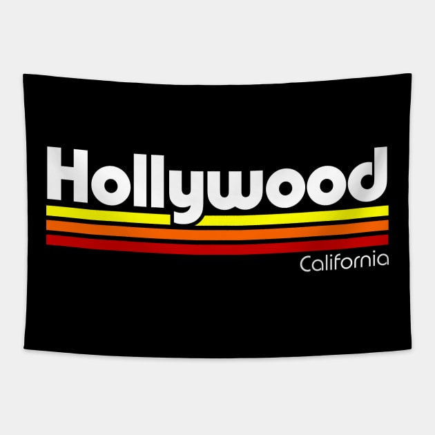 Retro Hollywood California Tapestry by Styleuniversal