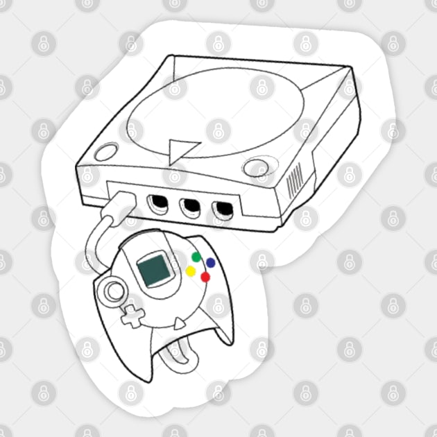 Sega Dreamcast Console - Sega Dreamcast - Sticker