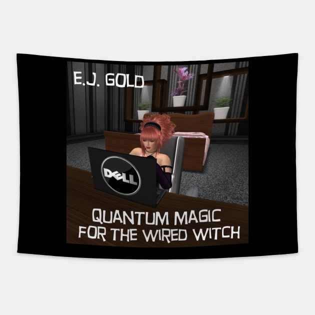 Quantum Magic Wired Witch Tapestry by Prosperity Path