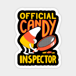 Official Candy Inspector - Halloween Magnet