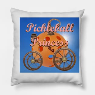 Pickleball Princess Carriage Design Pillow