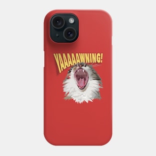 Yawning Persian Cat Phone Case