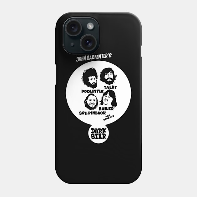 Dark Star Retro Tribute T-Shirt: Journey to the Depths of Cult Cinema Phone Case by Boogosh