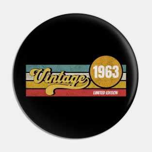 Vintage Limited Edition 1963 T-Shirt Pin