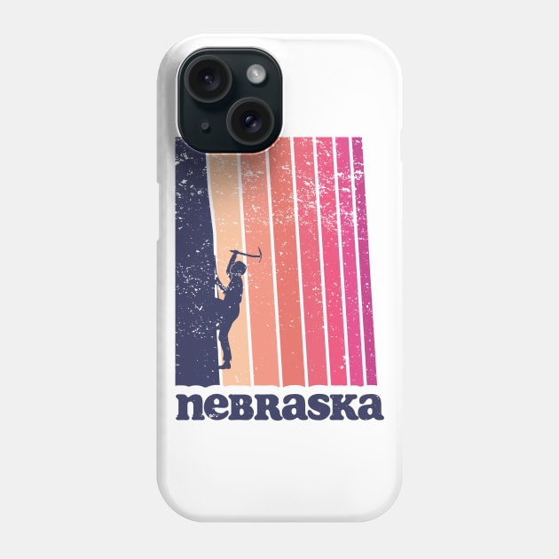 Climb Nebraska! Phone Case by CuriousCurios