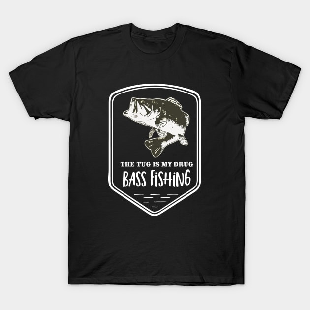 Bass Fishing Quote Largemouth - Fishing - T-Shirt