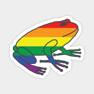 Frog Pride Magnet