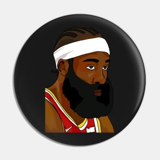 James Harden in Cornrows Pin