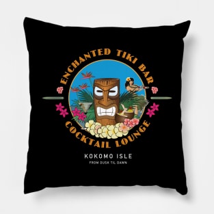 Enchanted Tiki Bar Pillow