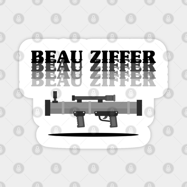 Beau Ziffer Magnet by FunkyStyles