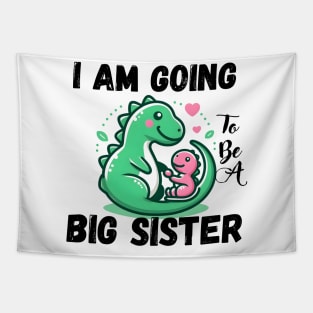 I'm Going To Be a Big Sister Dinosaur Tapestry