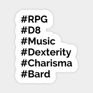 Bard hashtag Magnet