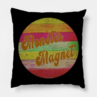 vintage monster magnet band Pillow