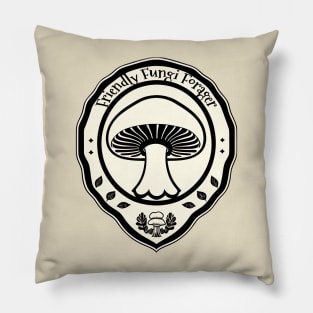 Friendly Fungi Forager Pillow