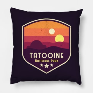 Tatooine National Park Emblem Pillow