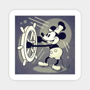 steamboat willie Magnet