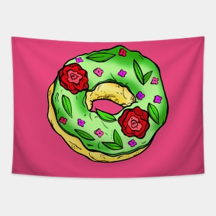 Rose Garden Donut Tapestry