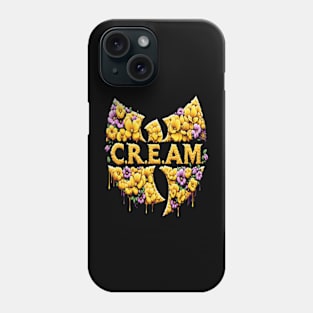 C.R.E.A.M Wu tang Clan Flowers effect Phone Case