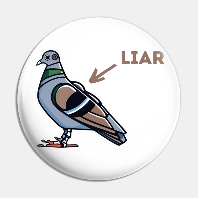pigeons are liars Pin by TranquilTrinkets