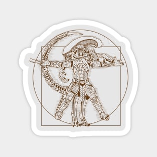 Vitruvian Hunters Magnet