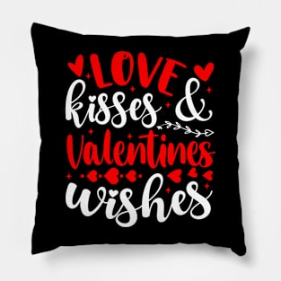 Love kisses & valentines wishes Pillow