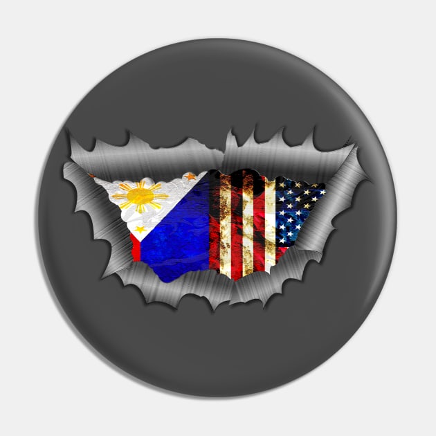 HEART of the FIL AM Pin by Nostalgink