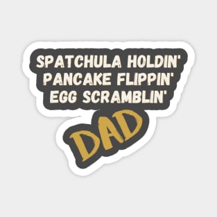 Breakfast Dad - Spatula, Eggs, and Pancakes Magnet