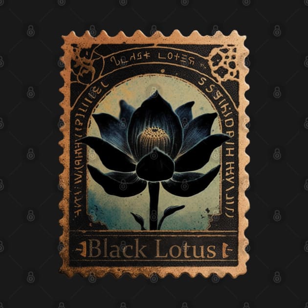 MTG - Black Lotus Stamp - Postage Stamp Series by SLMGames