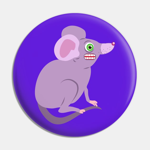 Purple Rat Pin by PatrioTEEism