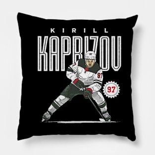 Kirill Kaprizov Minnesota Card Pillow