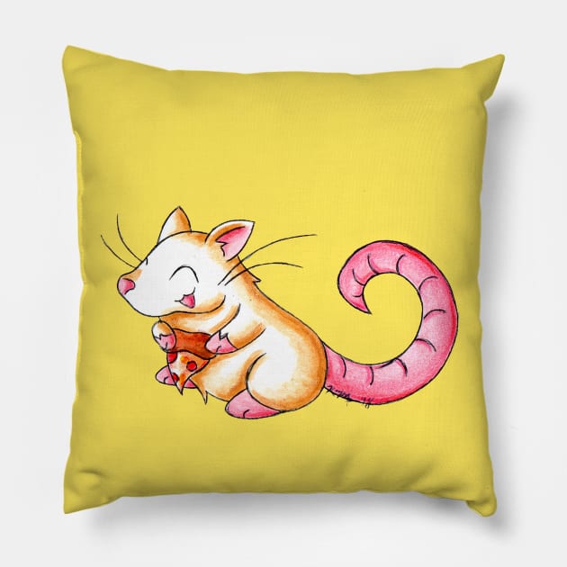 The Perfect Slice Pillow by KristenOKeefeArt