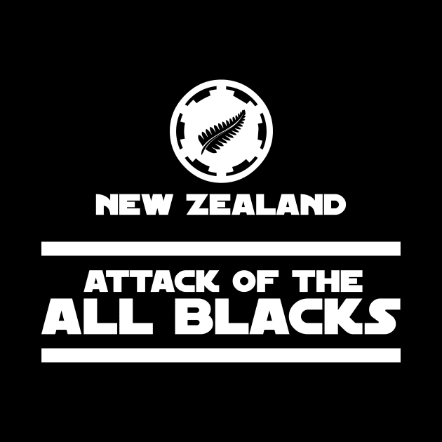 New Zealand Rugby - Attack Of The All Blacks by stariconsrugby