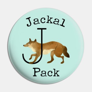 J Is For Jackal Pack Pin