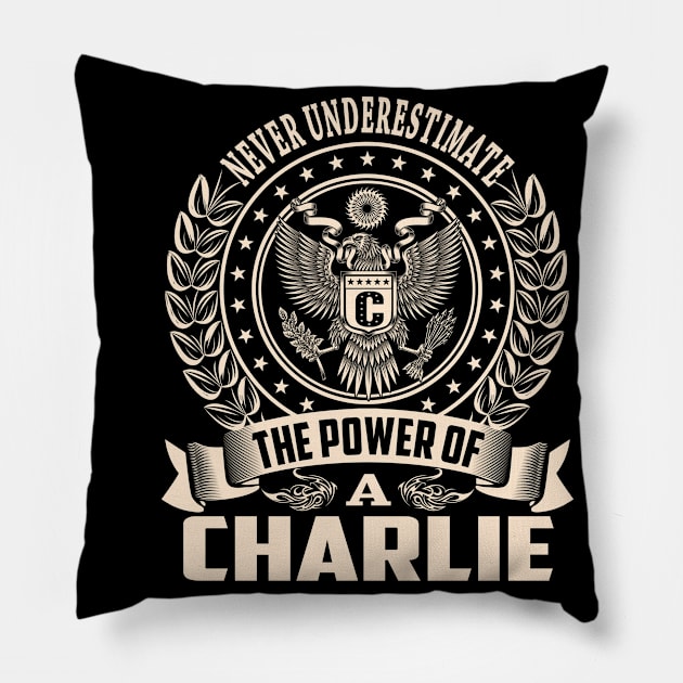 CHARLIE Pillow by Darlasy