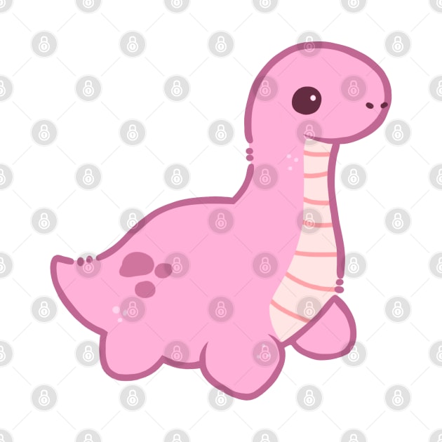 Plesiosaur (Pink) by LinnsWorld