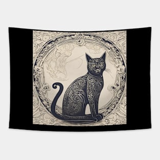 symbolism cat art pt3 Tapestry