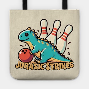 Bowling dinosaur Tote