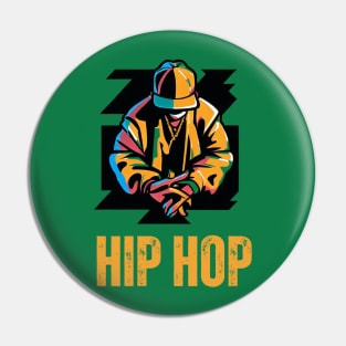 Hip Hop Geometric Pin