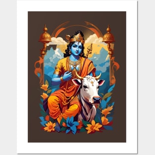 Hare Krishna Mantra Mandala Krishna Wall Art Krishna Print -  Denmark