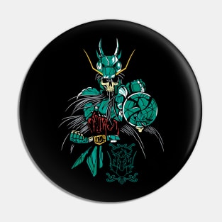 Skeleton Dragon Shiryu Anime Fanart Pin